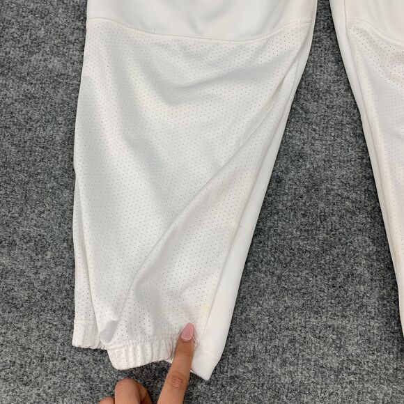 Under Armour Cropped Softball Pants Womens S Small White Fitted HeatGear - Picture 9 of 14